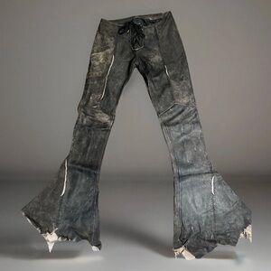 Vintage Lip Service Road Warrior - Lamb Leather Pants Size 30 Worn Once WOW